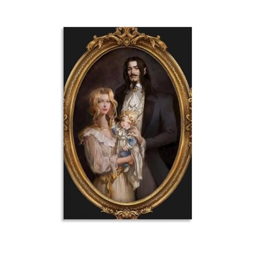 GELDSTEI Castlevania Poster Canvas Art Posters For Room Aesthetic Living Room Wall Picture Print Bedroom Decor 12x18inch(30x45cm)