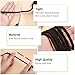 BENECREAT 27.34 Yards Black Thread Cord, 6mm Polycotton Drawstring Replacement Soft Rope with Plastic Spool Braided Cord for Coats Pants Shorts Shoes Crafts