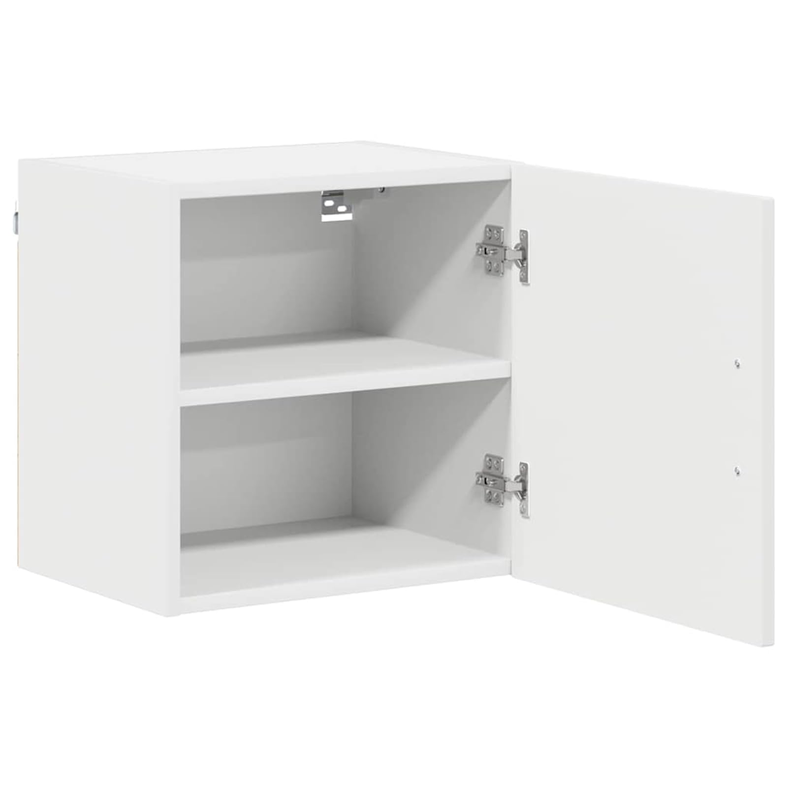 ATOMSTACK MAKER Kalmar - Mobile da cucina da parete in legno bianco, 40 x 31 x 40 cm, moderno mobile da cucina con ampio spazio per pentole e utensili da cucina