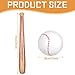 Lewtemi 3 Pcs Set of Inflatable Baseball Bat Beach Ball Including 2 Inflatable Baseball Bat and Beach Pool Ball, Halloween Party Favors for Pool(Wood Color)