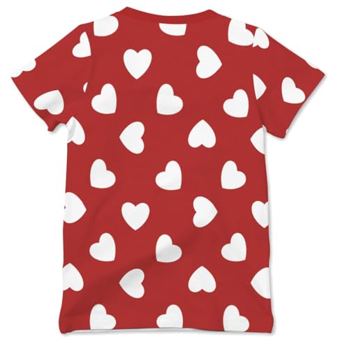Image of Ainuno Graphic Tees for Boys Girls Kids 7-14Y, Summer Short Sleeve T Shirt Cool 3D Print
