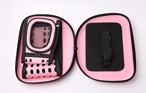 Image of Foldable Pet Dog Cat Carrier Cage Collapsible Travel Kennel - Portable Pet Carrier Outdoor Shoulder Bag for Puppy Dog Cat Small Medium Large Animal (M, Pink)