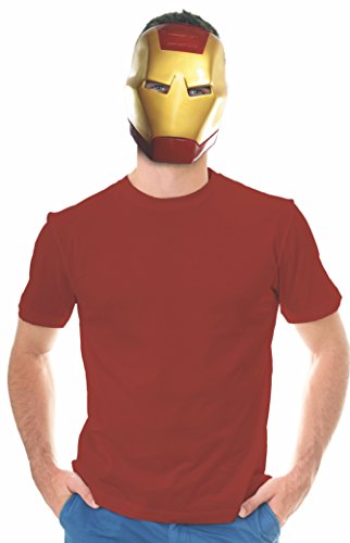 Rubie's Ben Cooper Iron Man Mask Adult Costume, -Multicolored, One Size