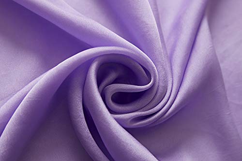 Women Small Square Silk Scarfs 100% Real Mulberry Silk 21" Hair Neck Scarves3