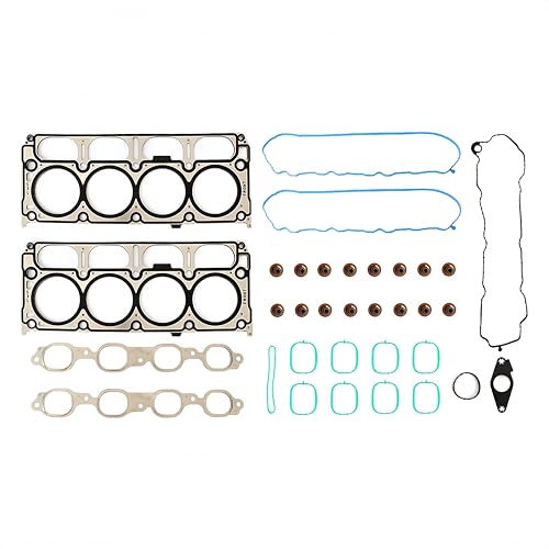 Image of AUCERAMIC HS26744PT Cylinder Head Gasket Set with Head Bolts for 2014-2020 Chevrolet Silverado 1500 Suburban Tahoe GMC Sierra 1500 Limited Yukon XL 5.3L V8 L83 Replaces HS54996 HGS4308 HS8429