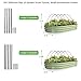 Garden Hoops Grow Tunnel, 6 Sets of 7FT Greenhouse Hoops for Raised Beds, Rust-Proof Fiberglass Frame for Garden Netting, Small Greenhouse Kit, Shade Cloth, Plant Row Covers, 30pcs