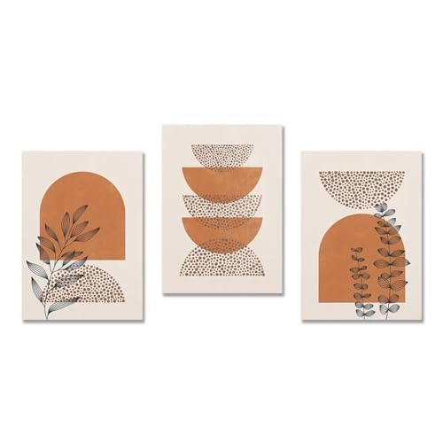 Toile peinture impression feuilles d'orange YIUEYI cadeau de crémaillère