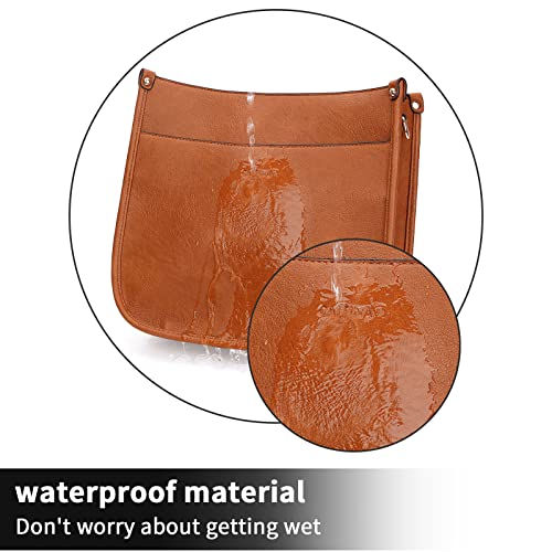 Image of Crossbody Bag Women Vegan Leather Hobo Handbag Trendy Crossbody Shoulder Bag Purses For Women with 2 Adjustable Strap