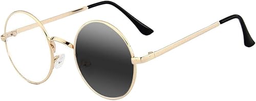 Miniatura 7 de Lector fotocromático fotocromático de aluminio y magnesio del metal de los vidrios de lectura redondos retro progresivos multifocales