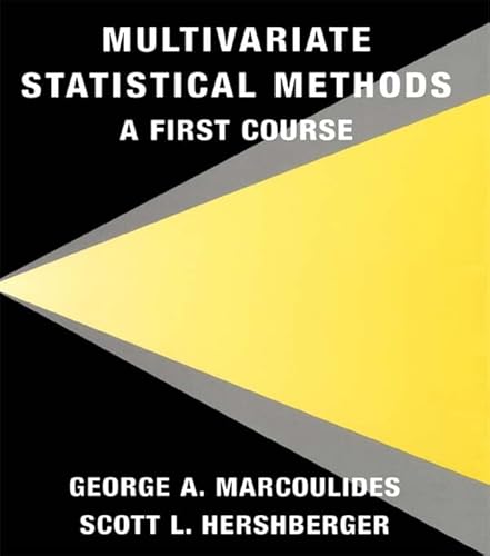 Multivariate Statistical Methods: A First Course (English Edition)