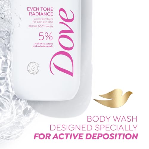 Image of Dove Even Tone Radiance Serum Body Wash|5% Radiance Serum with Niacinamide| Gently exfoliates for even skin tone | Paraben & SLS free | 300 ml