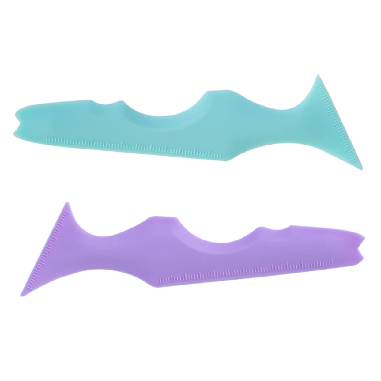 FOMIYES 4 Set Di Stencil Per Eyeliner in Silicone Kit Strumento Per Eyeliner Per Donne Ombretto Sopracciglia Stencil Aiuto Impugnatura Ergonomica Le Tue Abilità Di Trucco 2 Pezzi * 4