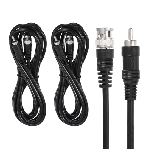 Cable coaxial BNC macho a RCA macho RG59 de 3m para extensión de video en cámaras CCTV y DVR