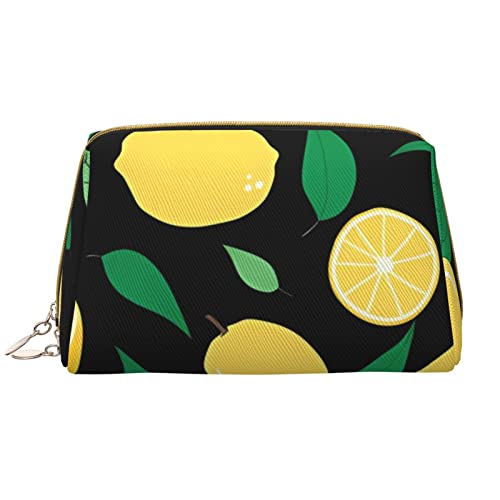 Trousse de maquillage en cuir synthétique de haute qualité grand format pour femme