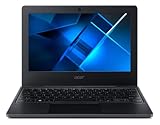 Acer TravelMate B3 TMB311-31 -Ordenador Portátil Educativo 11.6' HD LCD (Intel Celeron Quad Core Processor N4120, 4 GB RAM, eMMC 64GB, Gráficos Intel UHD, ComfyView, Windows 10 Pro), PC Portátil Negro