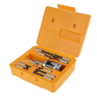 Boring Head Set, Carbide Boring Bar MT2 -M10 F1-12 50mm Boring Head with 9pcs 12mm Boring Bars Milling Machine Accessories for Boring and CNC Milling Machine Tools