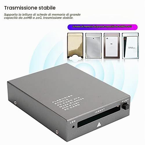 Pcmcia Card Reader Pcmcia Card Iron Usb2.0 A PC Ata Flash Memory Card Reader Adattatore Plug and Play per PC Computer