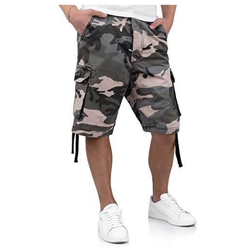 Surplus Raw Vintage Vintage Shorts Herren Cargo, Nightcamo, XL