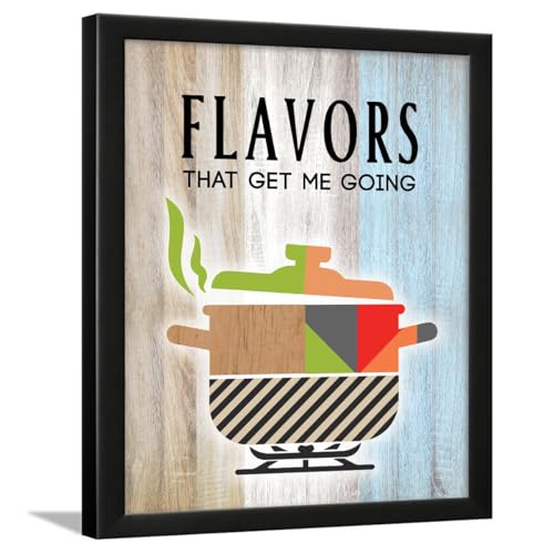 Image of Chaka Chaundh - Kitchen Posters for Wall - Kitchen posters framed - Dining quotes wall frames - Posters for kitchens quotess decor - Food quotes wall hanging (sou)