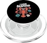 Photo Gallery io amo frutti di mare divertente aragosta illustrazione popsockets popgrip per magsafe Photo Gallery io amo frutti di mare divertente aragosta illustrazione popsockets popgrip per magsafe