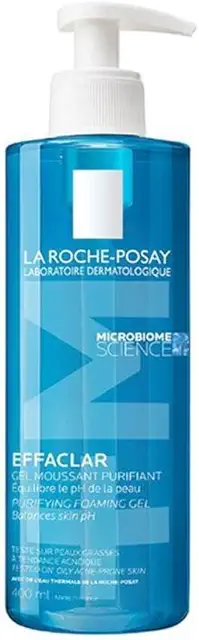La Roche Posay Gel Limpiador Effaclar +M - Esfoliante para Piel Grasa con Acné