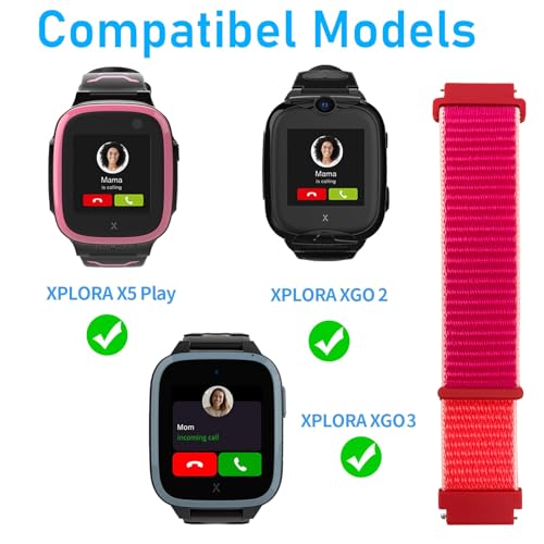 Snyeest Nylon Wristbands Compatible with Xplora X5/XGO 2/XGO 3 Wristband - Image 2