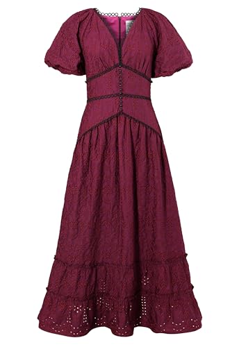 Image of CHIC STAR Womens Embroidery Maxi Dress