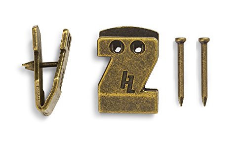 Image of 15lb Canvas Sawtooth Hooks (50-Pack) Exclusively Designed to Work with HangZ 20000B Sawtooth Hangers.