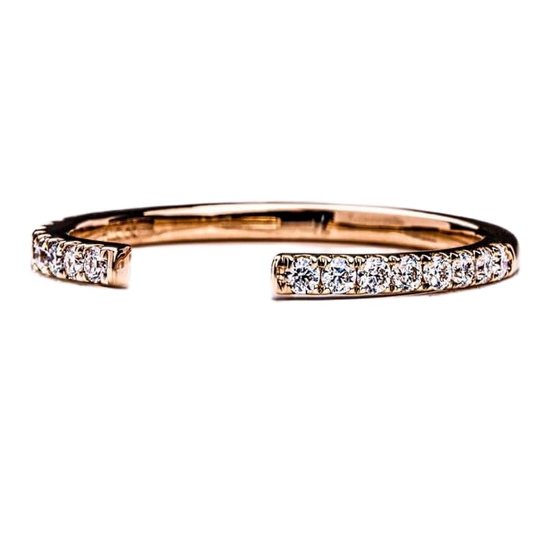Bague imposante argent 925 anneau plaqué or et pavé de diamants CZ transparent