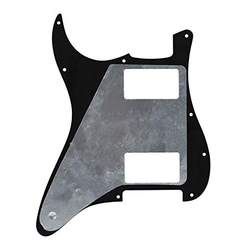 IKN 2 Humbucker Cut Pickguard HH Strat Guard et Tremolo Spring Back Plate pour guitare Stratocaster Standard américaine… - Les Beatles, Paul McCartney, John Lennon, RIngo Starr, George Harrison IKN 2 Humbucker Cut Pickguard HH Strat Guard et Tremolo Spring Back Plate pour guitare Stratocaster Standard américaine… – Image 8