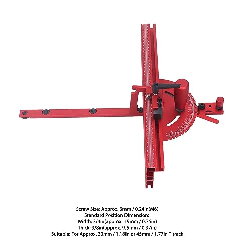 Table Saw Miter Gauge System,Miter Gauge System Fence with Limit Stop, Accurate Engraving Machine Accessories for Table Saw - Image 3