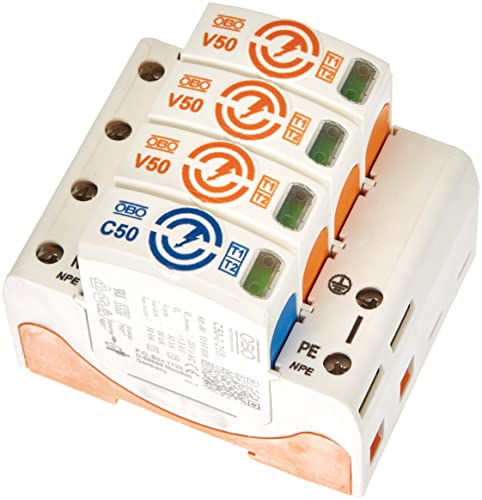 Parafoudre combiné V50 type 1 type 2 triphasé NPE tableau modulaire - 5