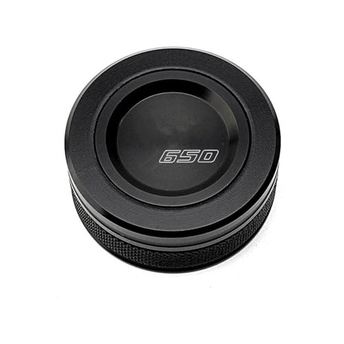 Tapa de depósito de líquido de frenos trasero de aluminio negro para moto Kawasaki Ninja 650