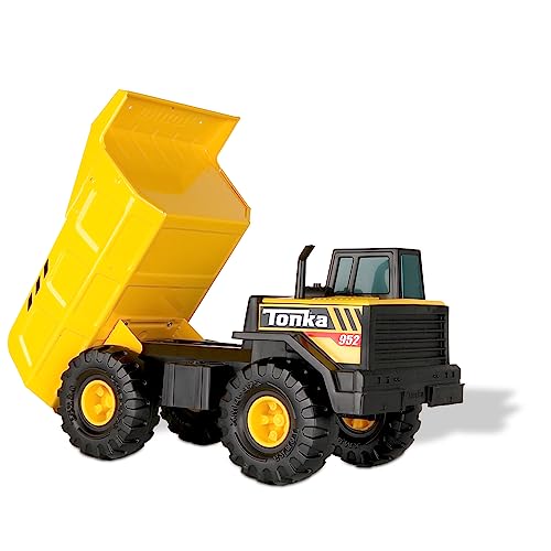 Tonka Steel Classics Mighty Dump Truck, Toy Truck, Real Steel Construction, Ages 3 And Up, Frustration-Free Packaging (Ffp) , Yellow #TOP7