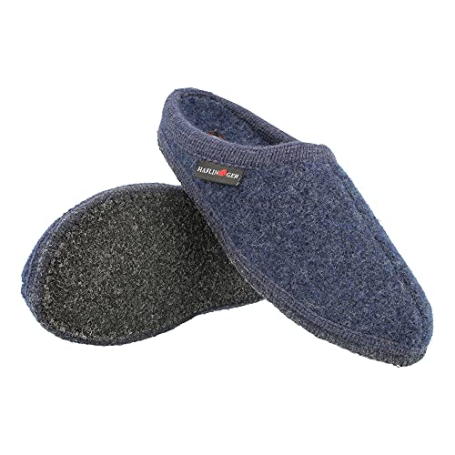 HAFLINGER Alaska jeans, Wool Slipper, 10 US W2