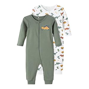 NAME IT Nbmnightsuit 2p Zip Laurel Dino Noos jongens pyjama