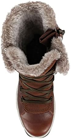 Santana Canada Majesta-Luxe Boot - Women's Cognac/Dark Green, 9.0 | Image 3