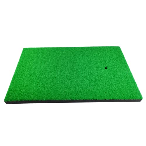 CAKEEYUM Golf Mat Practice Mat Golf Training Artificial Grass Hitting for Training Aids 30 * 30cm