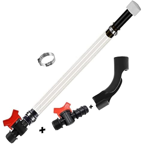 Racing Fuel Filler Hose with Ball Valve Shut-Off and Hose Bender Kit, VP Fuel Jug Hose, for Racing Fuel Containers Jugs, Gas Can, Fuel Tank, VP Racing Fuel Containers, LC2 Jugs, Scribner Fuel Jugs Cover