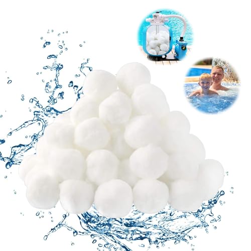 KARELLS Bolas Filtro Piscina, Bolas de Filtro, 200g Filter Balls, Filtro de Depuradora Piscina, Bolas Depuradora Piscina, Filter Balls Alternative, para Sistemas de Filtro de Arena