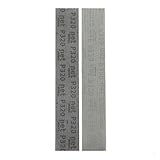 □ Evite bloquear y pillear. Papel de lija de lijadora 20 PCS 400 * 70mm Papel de lija Malla automática Lámina de papel de lija Sin polvo y antiadherente 80-320 arena de arena y bucle, usado para el arenado de madera de arena
