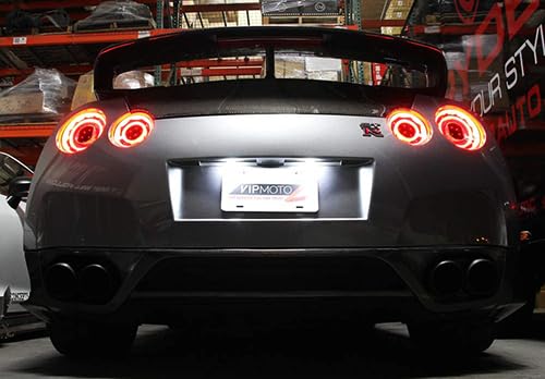 2 luci a LED per targa, colore bianco, per Clio V Espace V Koleos II Megane IV 5 porte Hatchback/Grandtour Scenic IV Talisman Master III Movano B 19-24 GT-R R35 Q50