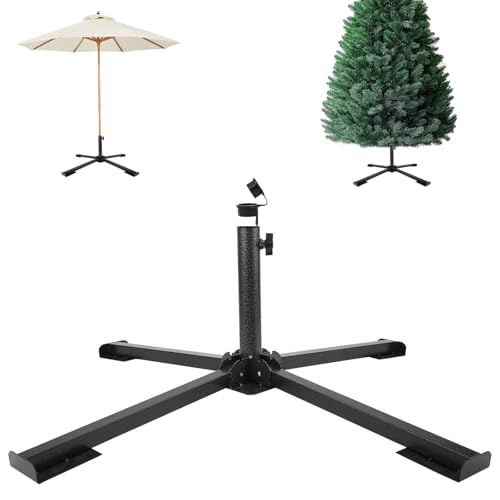 Heavy Duty Patio Umbrella Stand – Portable Beach Umbrella Base Holder, Adjustable for Courtyard, Garden, Grass, Pool & Outdoor Use
