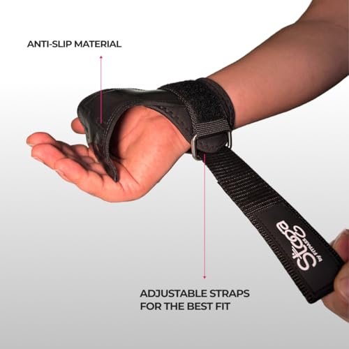 Image of Stoga PowerGrip Lifting Straps | All-in-One Weightlifting Straps with Wrist Support, Non-Slip Pad for Deadlifts, Pull Ups & Gym Workouts
