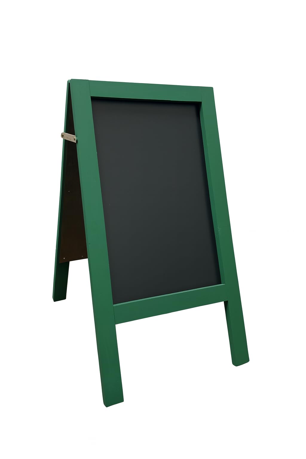 Chalkboard Pavement Sign – Double Panel A-Board | Vibrant Colour Frame | Easy-Clean Panels for Liquid or Traditional Chalk | 42 x 80cm | Waterproof & Portable (British Racing Green)
