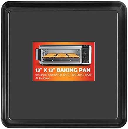 Ericair 13" × 13" Nonstick Baking Sheet, Replacement Baking Pan for Ninja SP100, SP101, SP1001C, SP201 Foodi Air Fry Oven, Baking Tray for Ninja Foodi 8-in-1 Air Fry Oven - Thumbnail 4