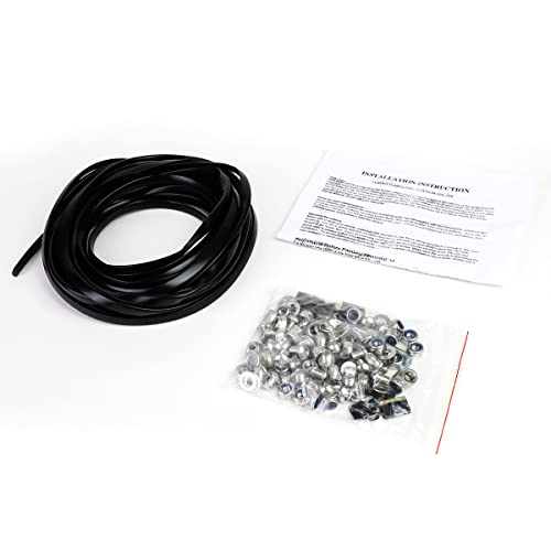 Dna Motoring Wf-81008-Mbk Pocket-Riveted Style Fender Flare Cover Wheel Protectot 4Pcs/Set,Black #TOP5