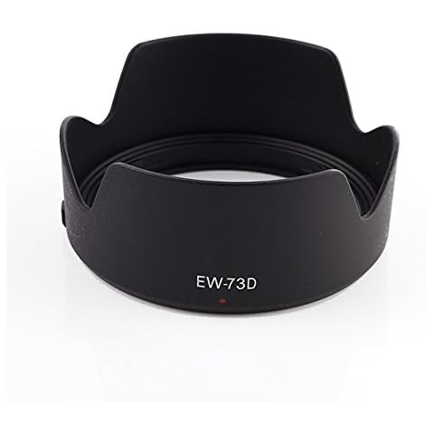 CELLONIC® Parasol EW-73D Compatible con Canon EF-S 18-135mm f/3.5-5.6 IS USM/RF 24-105mm F4-7.1 IS STM Lens Hood Cover