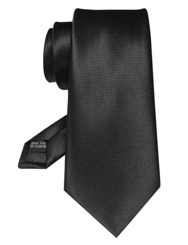 Image of JEMYGINS Solid Color Tie Mens Necktie for Business and Wedding