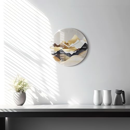 Horloge murale en verre de qualité supérieure Wallfluent 30 cm - 3